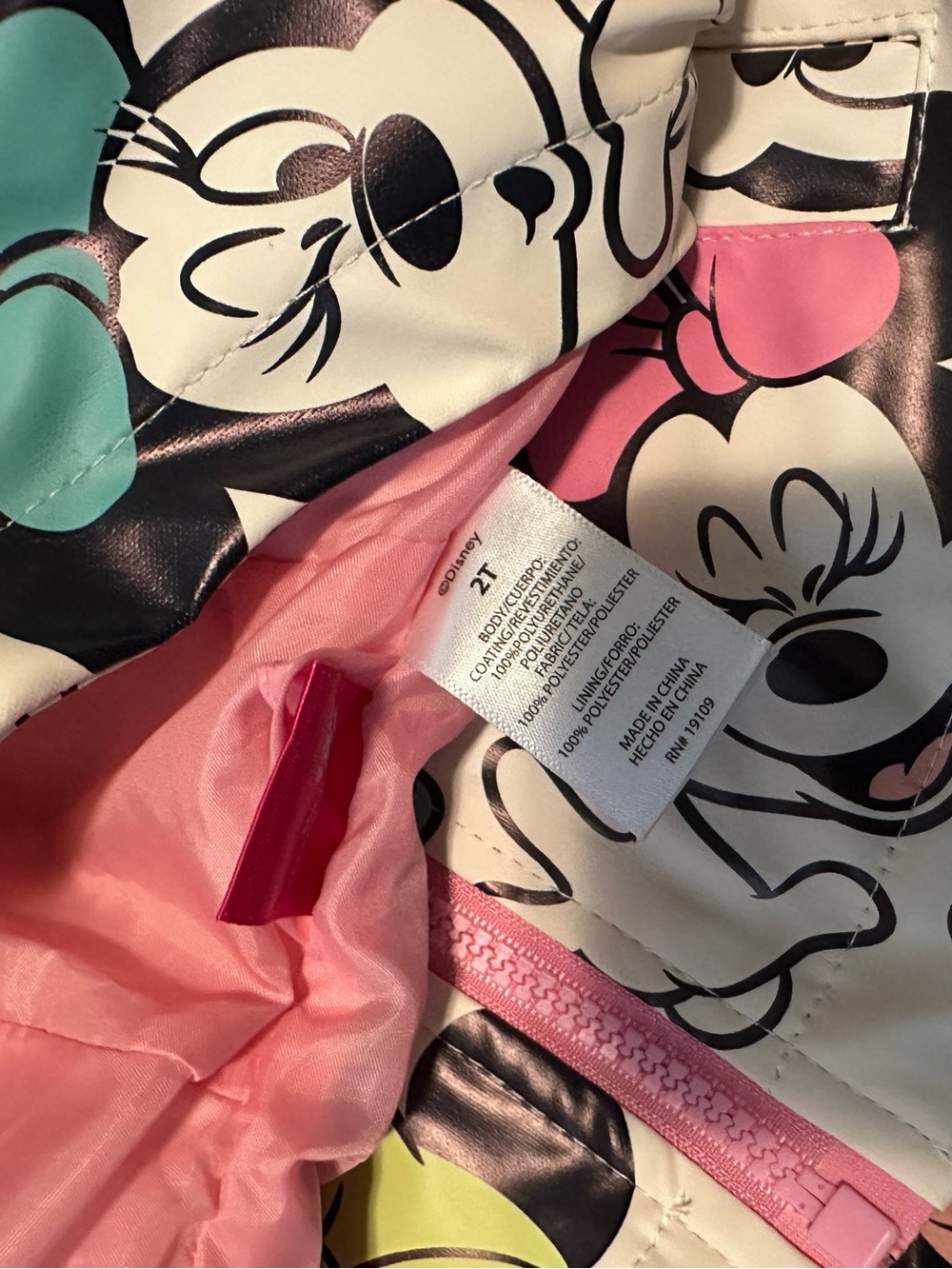 Bundle of Two 2T Disney Rain Coats - Picture 8 of 8